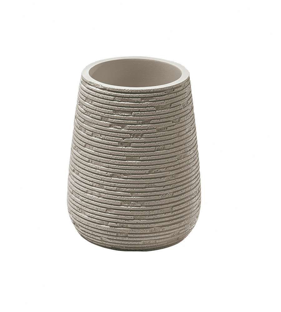 Porta spazzolini Gemini tortora Gedy Porta spazzolini Gemini tortora Gedy